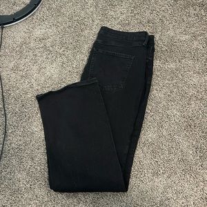 Black bootcut jeans